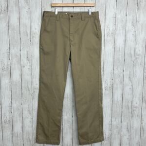 Carhartt Blended Twill Tan Khaki Chino Straight Leg Lightweight Flawed Pants 32